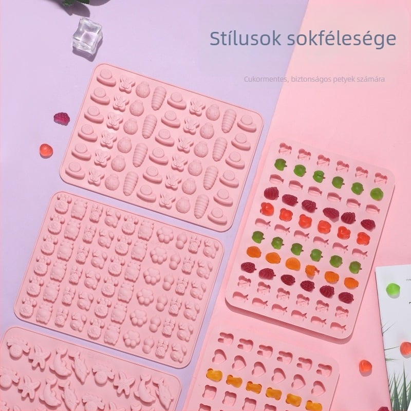 Szilikon csokoládé forma, szabálytalan alakú, sütő- és torta forma