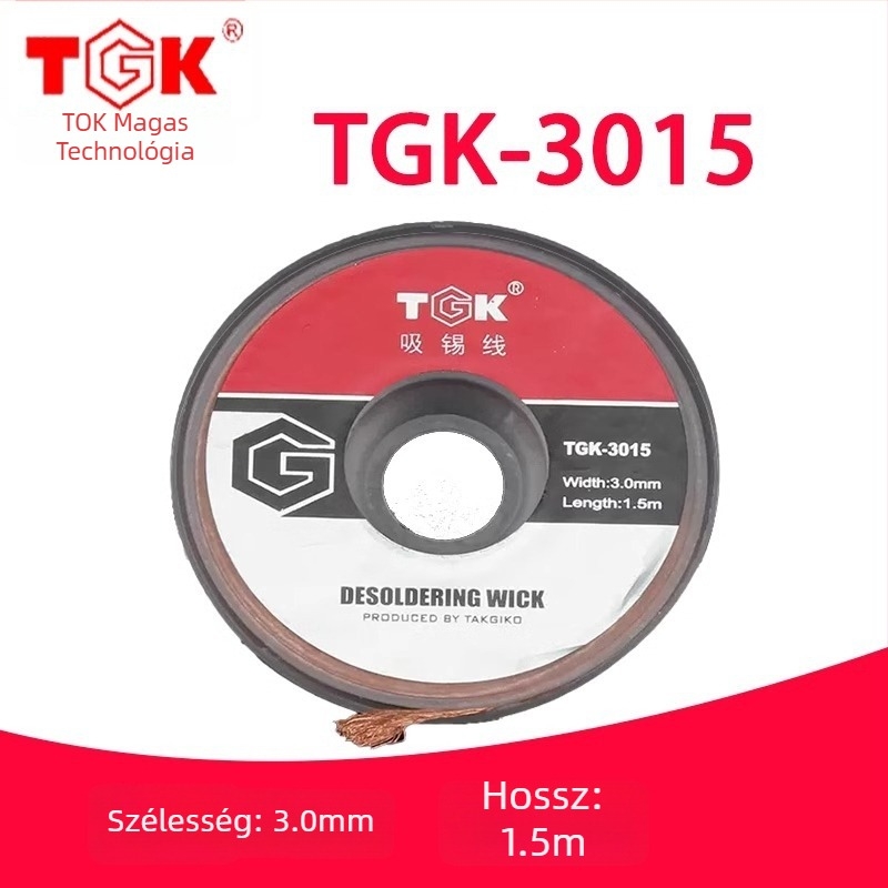 Forrasztó ónfelszívó szalag – TGK TGK1015/1515/2015/2515/3015