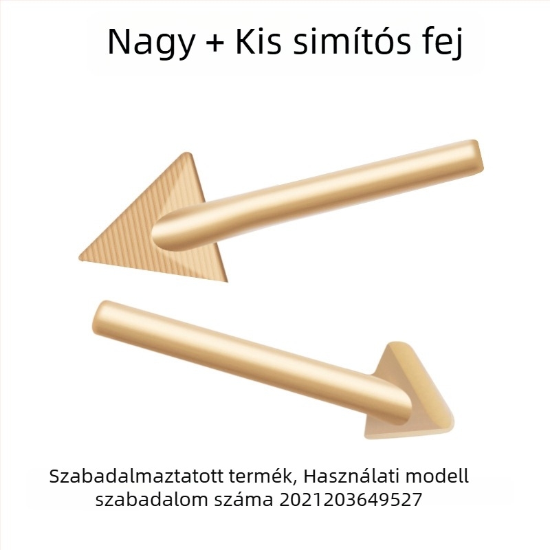 Elektromos műanyag javító eszköz autó lökhárítójához, simítás és melegítés, réz háromszög fej