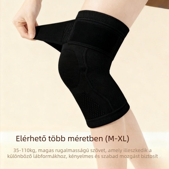 Spandex térdvédők, univerzális illeszkedés, térdvédelem