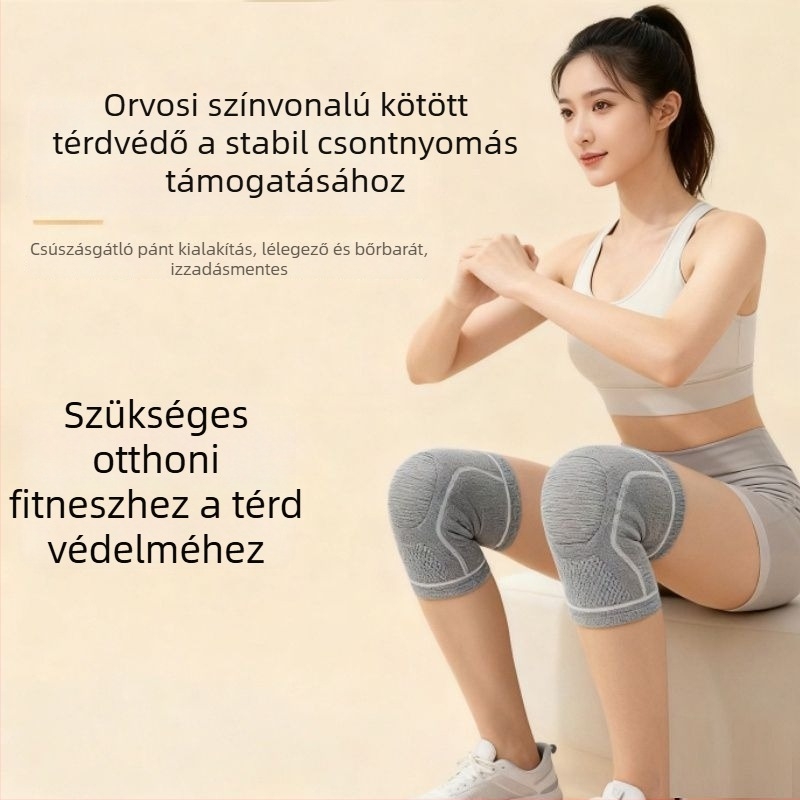 Spandex térdvédők, univerzális illeszkedés, térdvédelem