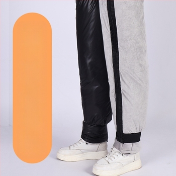 Téli kerékpáros nadrág térdvédőkkel, szélvédett és vízálló, felnőtteknek, poliészter anyag