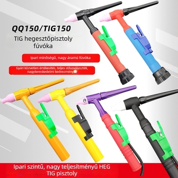 150A TIG hegesztőfej argon ívhez – változatok: szilikon, bakelit