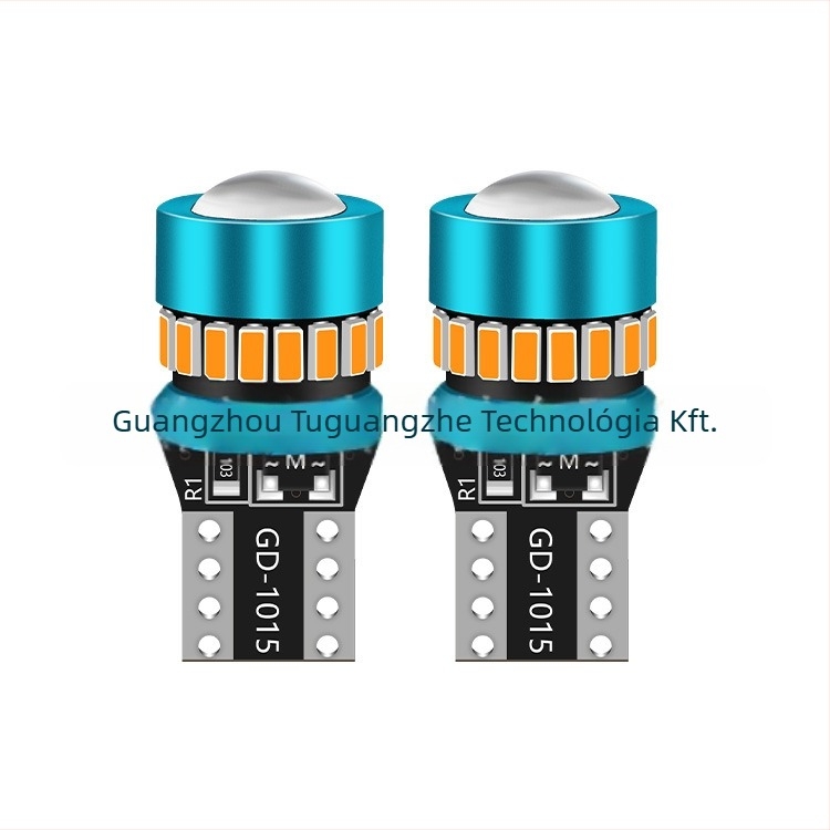 T10 LED autó világító lámpa lencsével - rendszámtábla világítás, 12V, 1W, 120lm, IP63