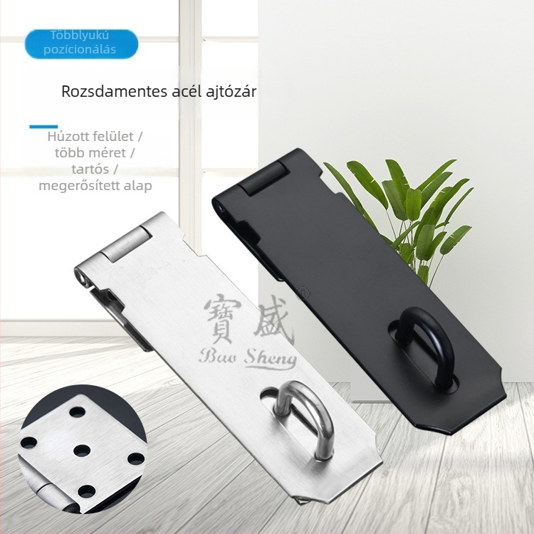 Rozsdamentes acélból készült szekrényzárlemez, modell 10, márka Shengtong, modern egyszerű stílus (Modell: 10; Anyag: Rozsdamentes acél; Márka: Shengtong; Stílus: Modern egyszerűség)