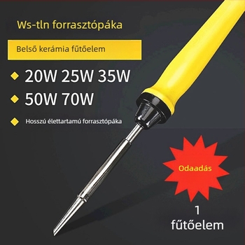 Háztartási forrasztópáka kerámia fűtőelemmel, 220 V, öt teljesítménybeállítás: 20/25/35/50/70 W, elektromos fűtés