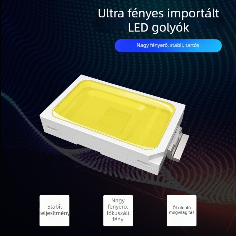 Autó szélesség LED indikátor fény - T10/W5W, 27SMD 1206; 12V, 3W (univerzális kompatibilitás)