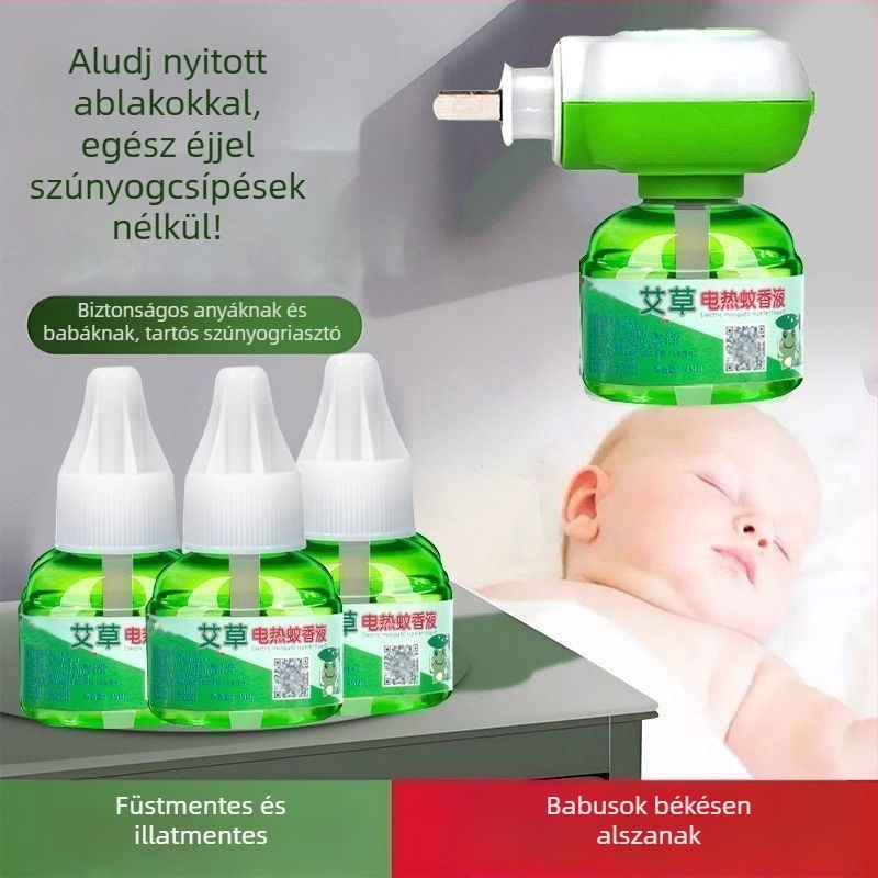 Plug-in elektromos szúnyogirtó lámpa – elektromos sokkoló hatás, 10 m²-es terület, nem mérgező, peszticid regisztráció WP20150209