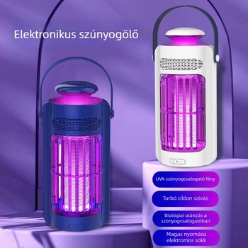 BG602 LED Szúnyogriasztó Lámpa Fényhullám-csapdával és Elektrosokkal — Nem Forgó, Nincs Beépített Akkumulátor