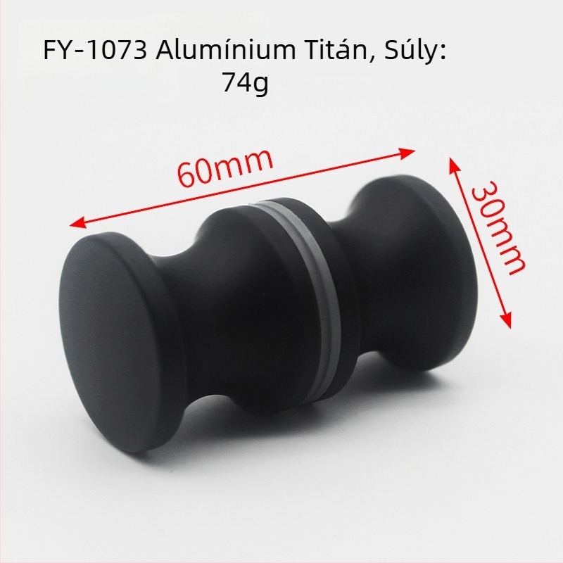 Zuhanyzószoba üvegajtóhoz kis méretű fogantyú - alumíniumötvözet, hengeres, matt felület, modern minimalist stílus