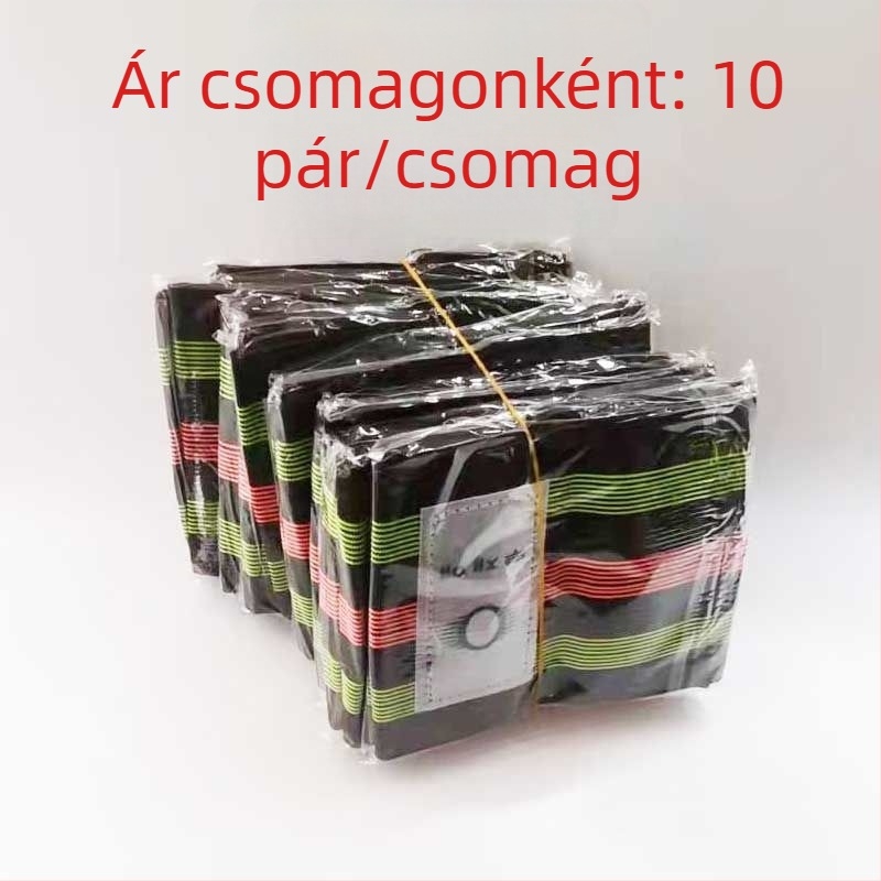 Hosszú fényvisszaverő lábszalagok építkezéshez, Lycra/Spandex anyag, fő anyag tartalma ≤10%, elasztikus lábszalagok, 2023 tavasza