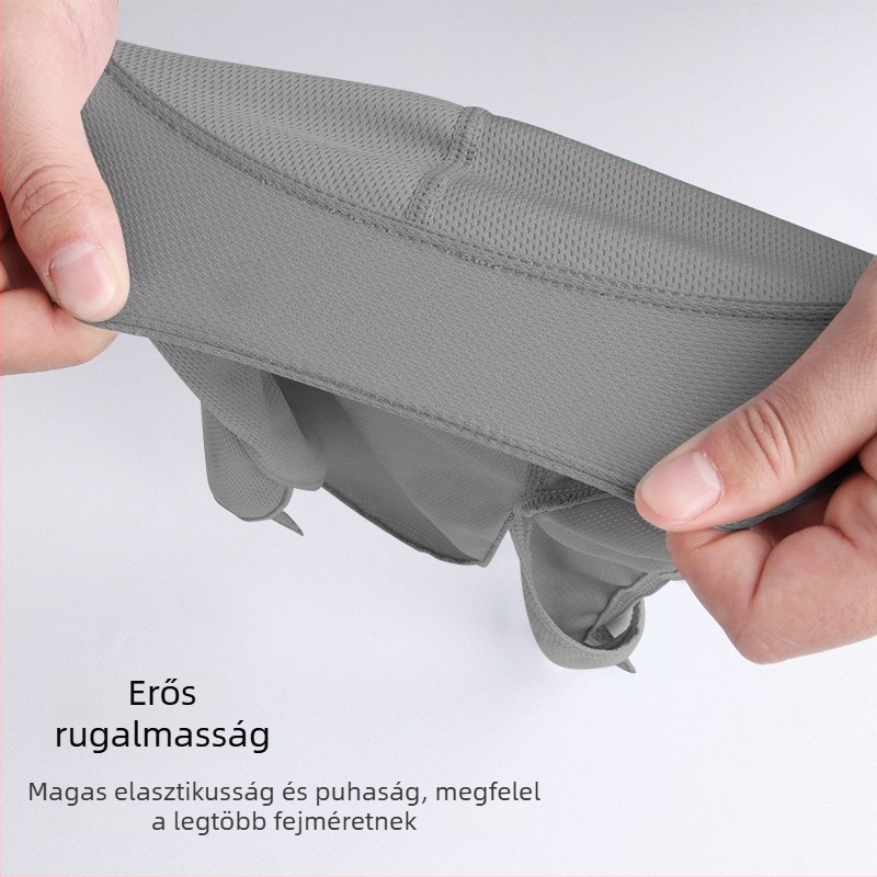 Hálós kerékpáros sapka, nedvszívó ice-silk anyag, gyorsan száradó, uniszex