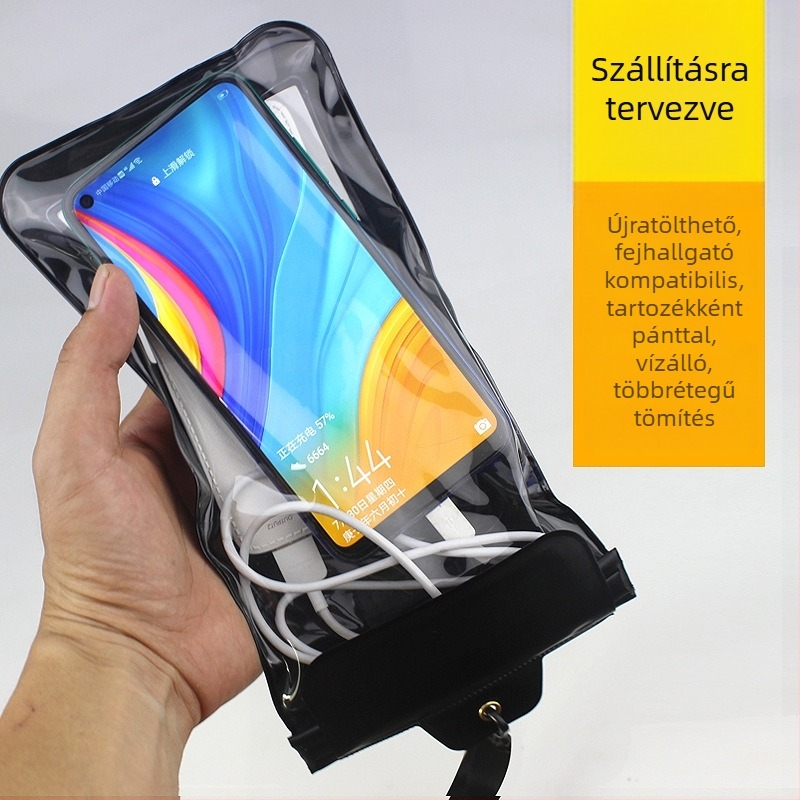 Kültéri vízálló telefon táska – TPU, porálló, érintőképernyő-kompatibilis, testreszabható logó, FTT