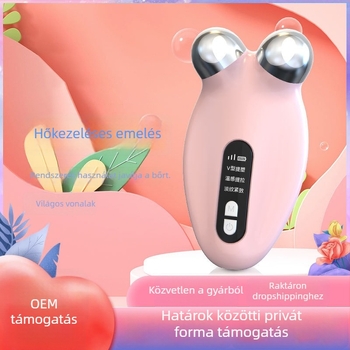 EMS mikroáramú lifting készülék arcra – arcfelvarrás és feszesítés kozmetikai eszköz, hordozható otthoni masszírozó, beépített akkumulátor 300–500 mAh, modell 001