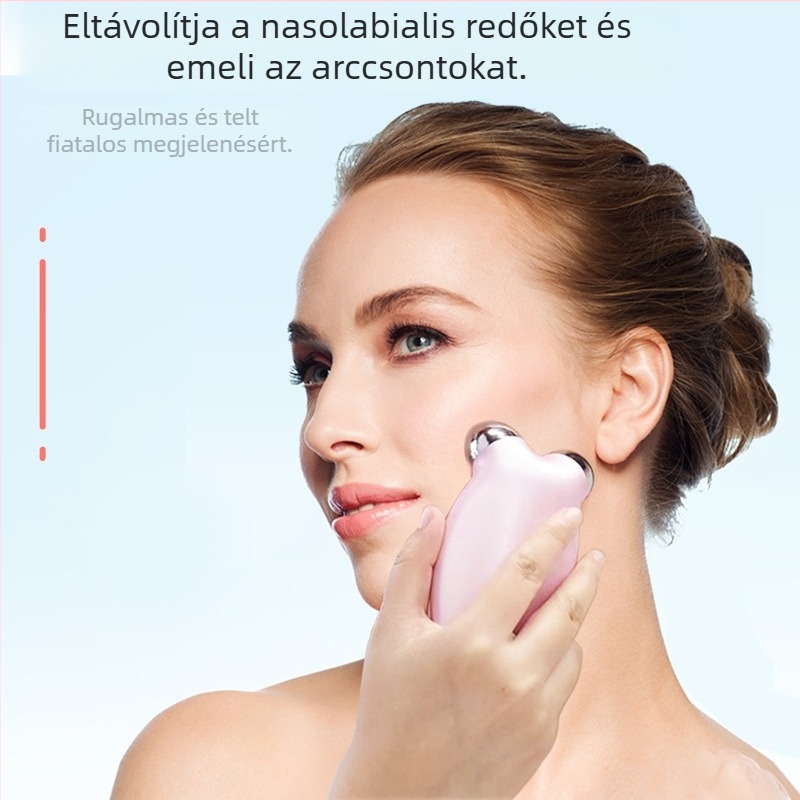 EMS mikroáramú lifting készülék arcra – arcfelvarrás és feszesítés kozmetikai eszköz, hordozható otthoni masszírozó, beépített akkumulátor 300–500 mAh, modell 001