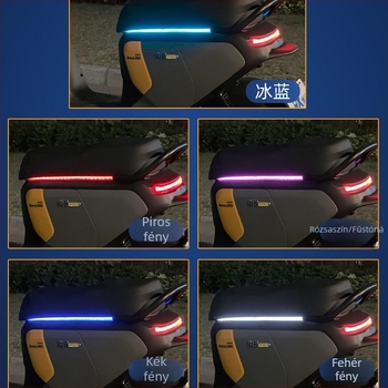 Elektromos robogó ülés párna LED fénycsíkkal, kompatibilis E/N sorozattal, modell M95C