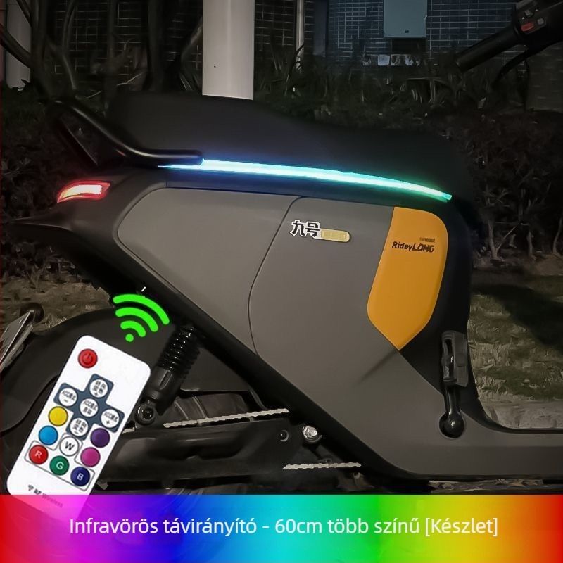 Elektromos robogó ülés párna LED fénycsíkkal, kompatibilis E/N sorozattal, modell M95C