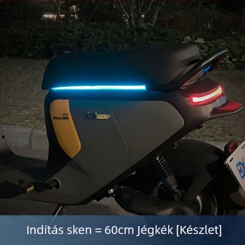 Elektromos robogó ülés párna LED fénycsíkkal, kompatibilis E/N sorozattal, modell M95C