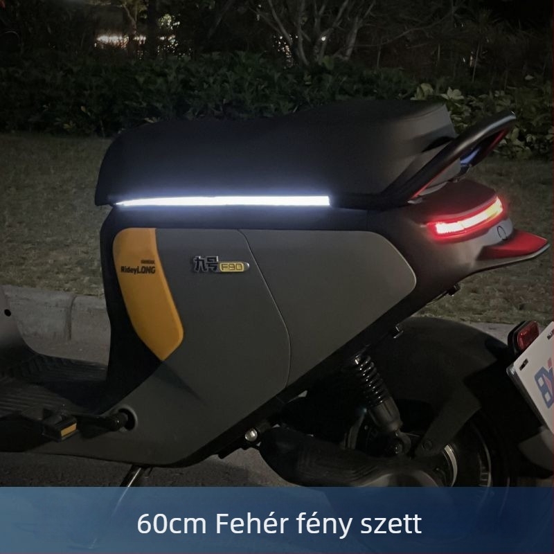 Elektromos robogó ülés párna LED fénycsíkkal, kompatibilis E/N sorozattal, modell M95C