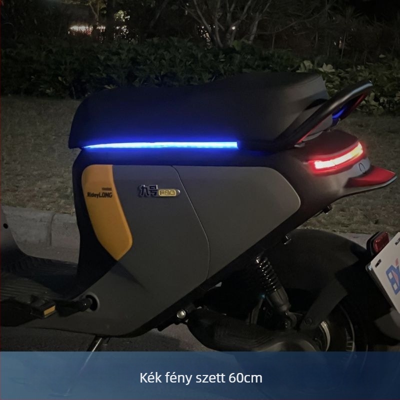 Elektromos robogó ülés párna LED fénycsíkkal, kompatibilis E/N sorozattal, modell M95C