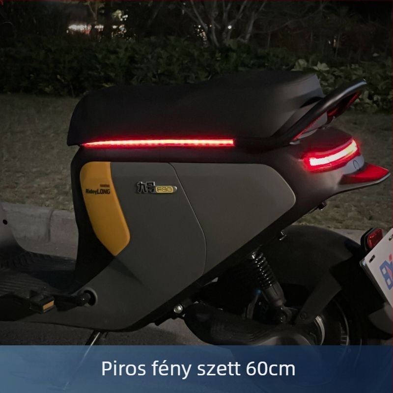 Elektromos robogó ülés párna LED fénycsíkkal, kompatibilis E/N sorozattal, modell M95C