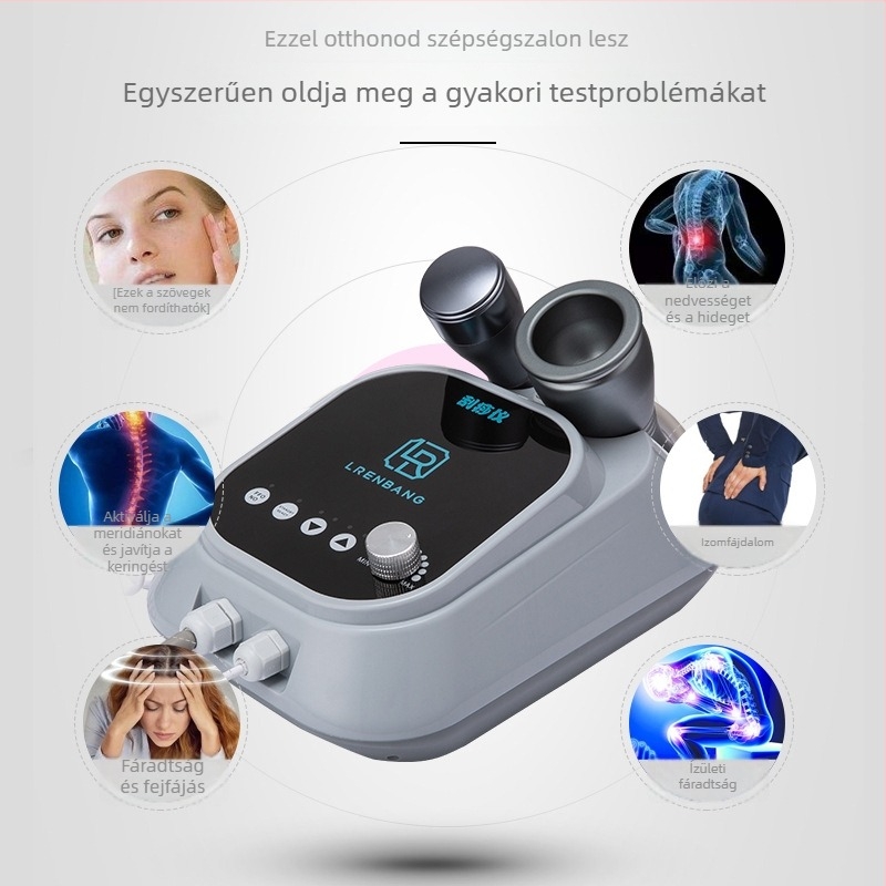 HL márkájú elektromos negatív nyomású masszázs készülék otthoni használatra, hordozható, IPX8 vízálló, A27 kaparó eszköz