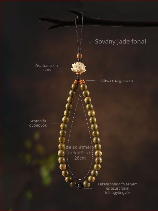 Női mobiltelefon-lanyard, PP kötél és műanyag csat