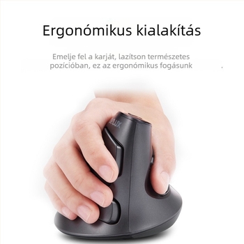 Függőleges USB-s ergonómikus egér, 5 gomb, optikai szenzor, Modell M618
