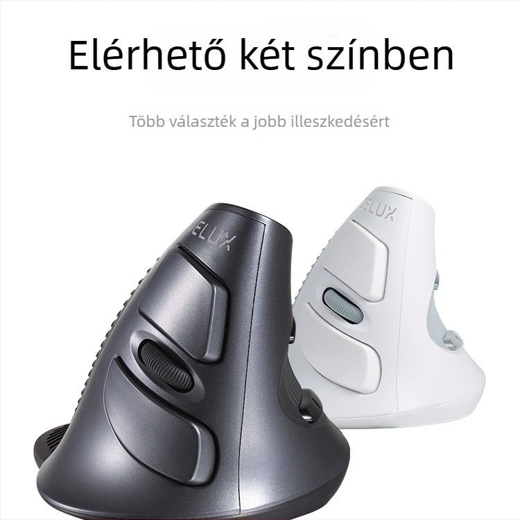Függőleges USB-s ergonómikus egér, 5 gomb, optikai szenzor, Modell M618