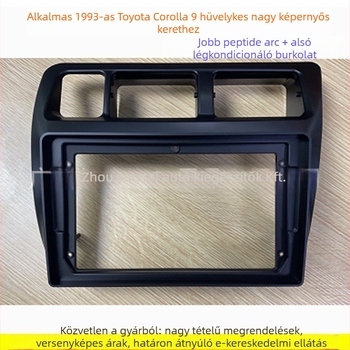 Android navigációs panel keret Toyota Corolla 1993, TO-88 modell, műanyag, súly 0,3 kg