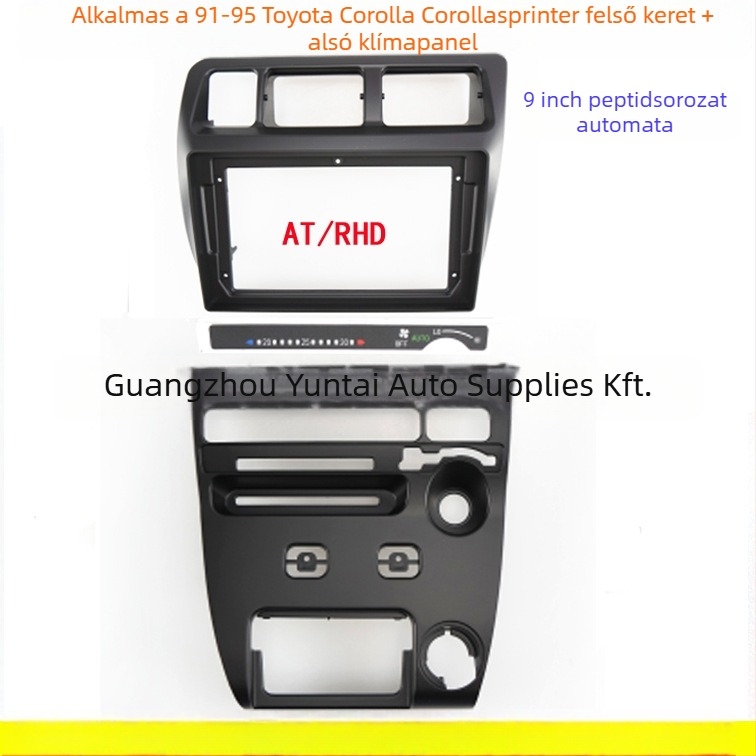 Android navigációs panel keret Toyota Corolla 1993, TO-88 modell, műanyag, súly 0,3 kg