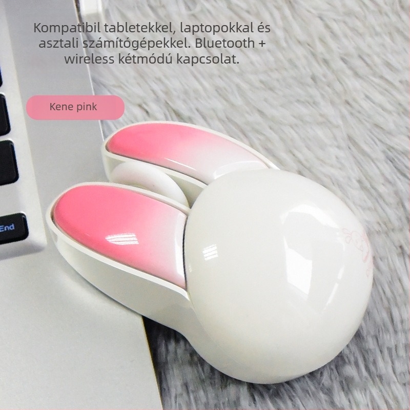 MOFII Bluetooth egér, 1600 DPI, 4 gomb, ergonomikus, Bluetooth/2,4 GHz vezeték nélküli, laptop-kompatibilis