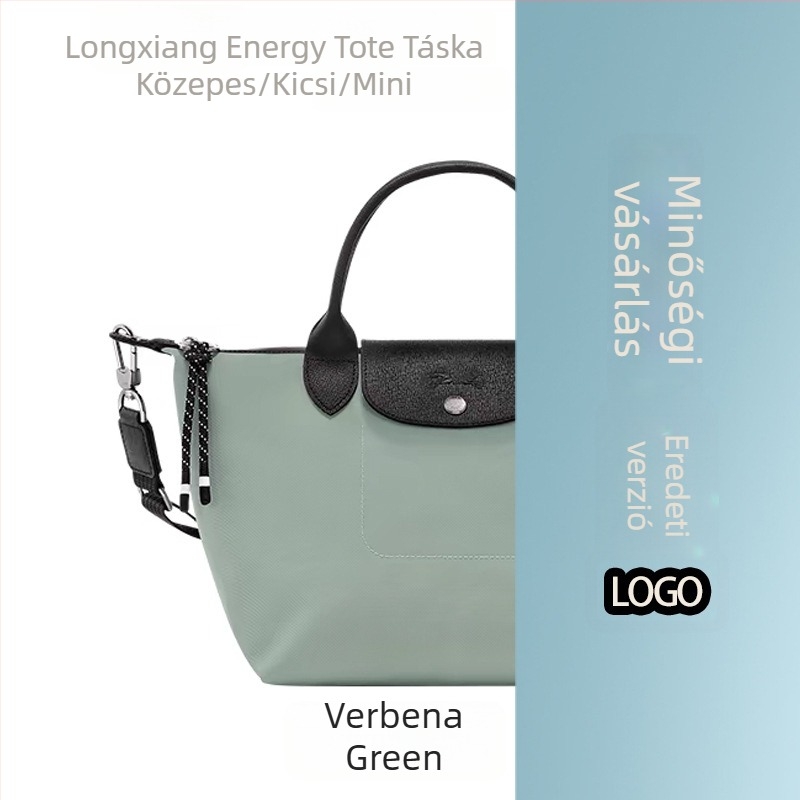 Uniszex dumpling táska Energy sorozatból, dragon-inlay díszítéssel, váll- vagy crossbody, nylon