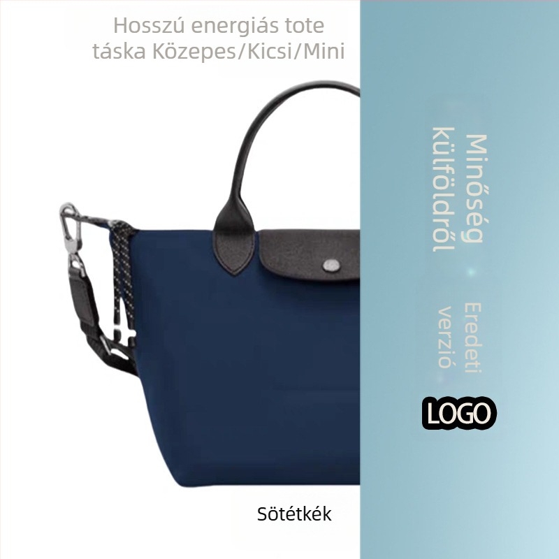 Uniszex dumpling táska Energy sorozatból, dragon-inlay díszítéssel, váll- vagy crossbody, nylon