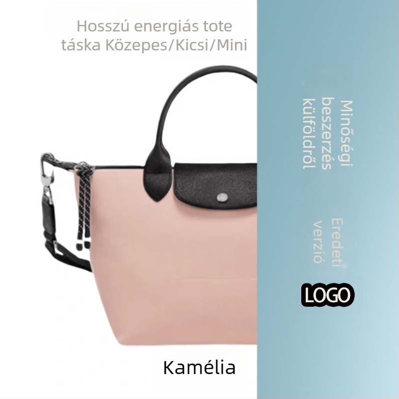 Uniszex dumpling táska Energy sorozatból, dragon-inlay díszítéssel, váll- vagy crossbody, nylon