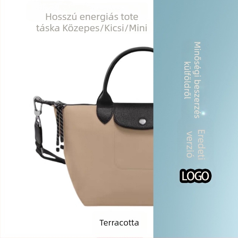 Uniszex dumpling táska Energy sorozatból, dragon-inlay díszítéssel, váll- vagy crossbody, nylon