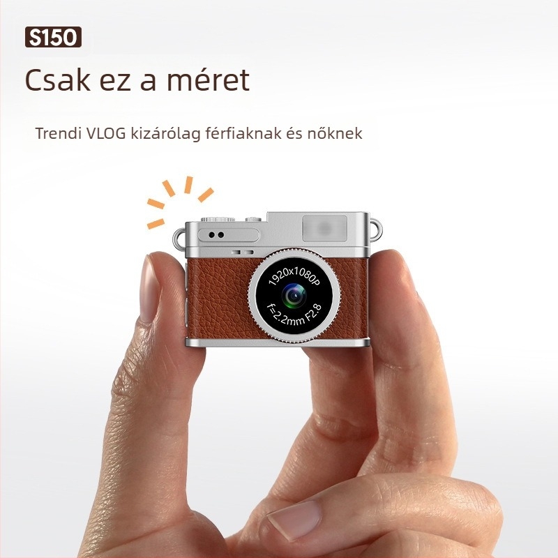 Mini diák kamera, videófelvétel és fényképezés, 0,96 hüvelykes LCD, memóriakártya-támogatás, modell 21, 1–3 órás akkumulátor-élettartam