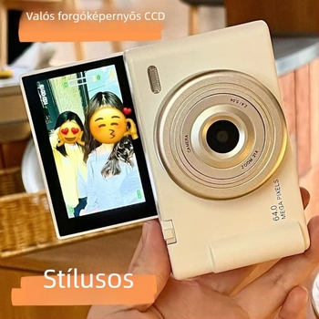 Polaroid CCD digitális kamera HD-kijelzővel, USB 2.0, SD-kártya-tárolással és stabilizációval