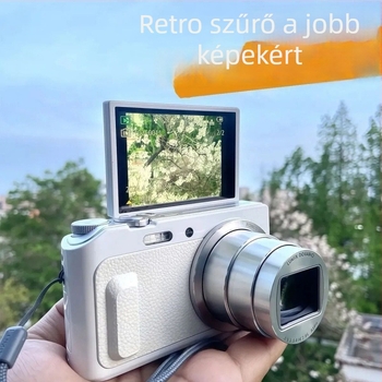 Polaroid CCD digitális kamera HD-kijelzővel, USB 2.0, SD-kártya-tárolással és stabilizációval