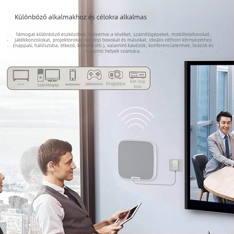 Fali Bluetooth hangsugárzó kereskedelmi használatra 3D surround hangzással; Bluetooth 5.0 | 15 W | frekvenciatartomány 60 Hz–15 kHz | SNR ≥85 dB | 10 m hatótáv