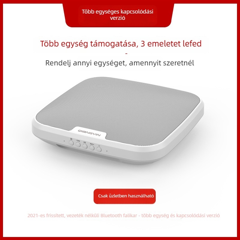 Fali Bluetooth hangsugárzó kereskedelmi használatra 3D surround hangzással; Bluetooth 5.0 | 15 W | frekvenciatartomány 60 Hz–15 kHz | SNR ≥85 dB | 10 m hatótáv