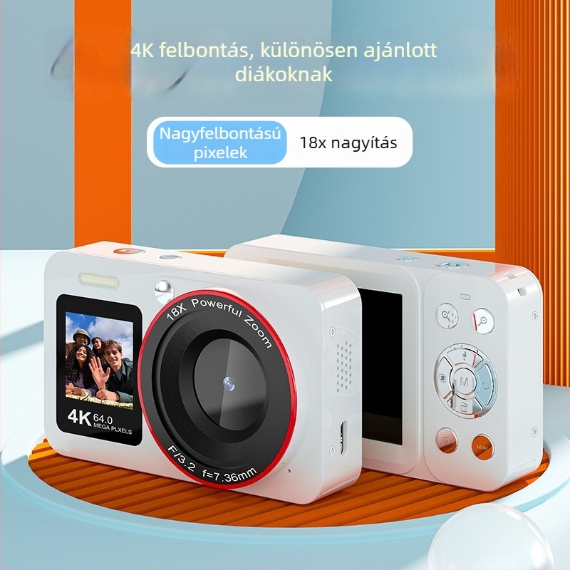 Okos kamera CCD szenzorral, 64 MP, 18x optikai zoom, periszkópos lencse, 2/3 hüvelykes szenzor