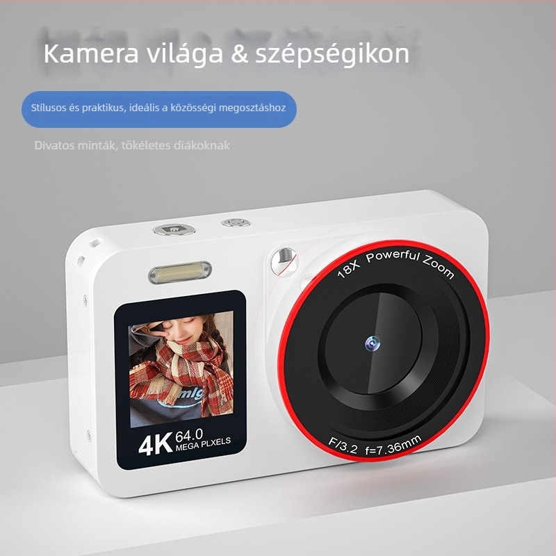 Okos kamera CCD szenzorral, 64 MP, 18x optikai zoom, periszkópos lencse, 2/3 hüvelykes szenzor