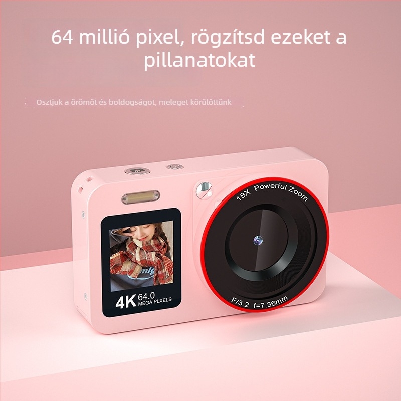 Okos kamera CCD szenzorral, 64 MP, 18x optikai zoom, periszkópos lencse, 2/3 hüvelykes szenzor