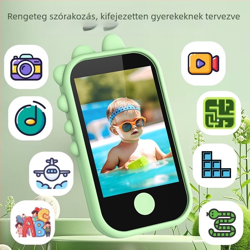 Q13 mini HD digitális kamera gyerekeknek – 2,8 hüvelykes LCD, TF-kártya tárhely, <1 MP szenzor, 1–3 órás akkumulátor-élettartam, fényképezés és videó