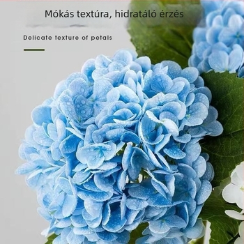 Mesterséges hortenzia virágok, 176 darabos csokor, egyetlen ág, esküvői és otthoni dekoráció