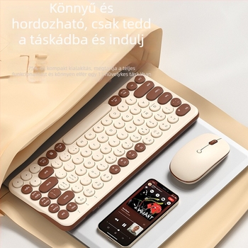 MK397DL Vezeték nélküli billentyűzet és egér készlet - Plug-and-Play, 95 billentyű, Csendes, Egyszerre 3 eszközhöz csatlakozik