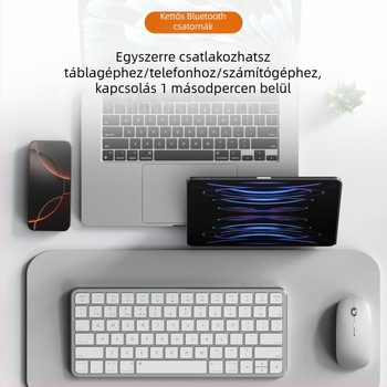 Tablet billentyűzet, vezeték nélküli, 98+ billentyű, ABS anyag, 2024-es modell