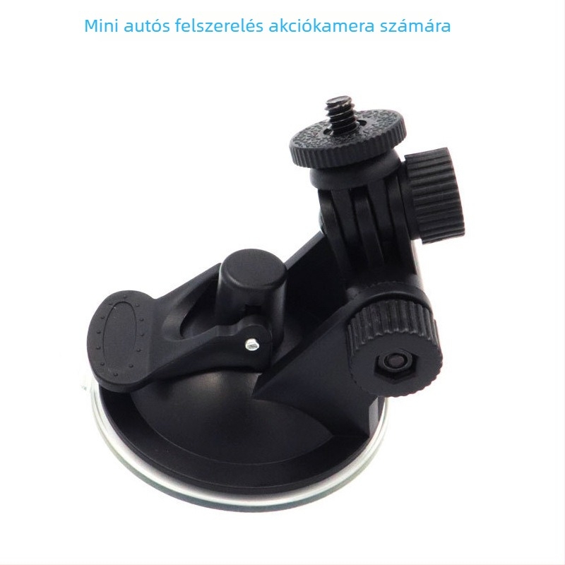 GoPro autó vákuumos tartó - cssj műanyag kiegészítő HERO9/8/7 Mini-hez, kompatibil akciókamerákkal; tartalmaz 1 mini szívófejet; számlázás elérhető