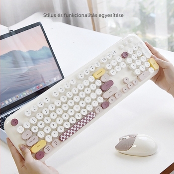 MOFII Zero Vezeték nélküli billentyűzet és egér készlet – USB interfészek, 1600dpi fotóelektronikus, ergonomikus, vízálló, irodai/notebook használatra